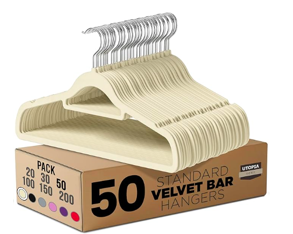 Velvet Hangers for Home Organizing